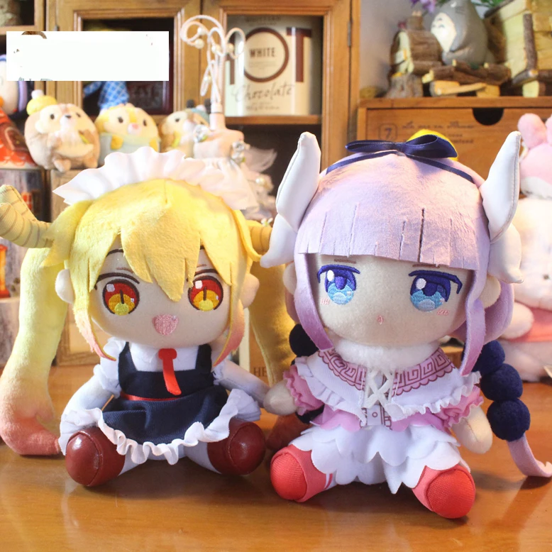 

Плюшевая игрушка HotMiss Kobayashi's Dragon Maid Toru Kanna, игрушка горничная, динозавр Kobayashi-san Chi, плюшевая игрушка Dragon Kanna Toru