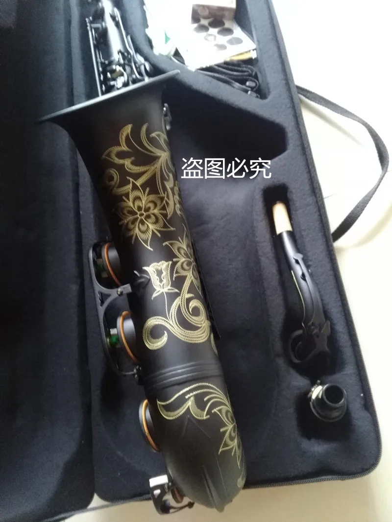 

Super New Tenor Saxophone High Quality Sax B flat playing professionally paragraph Music Black Saxophone With Case Free