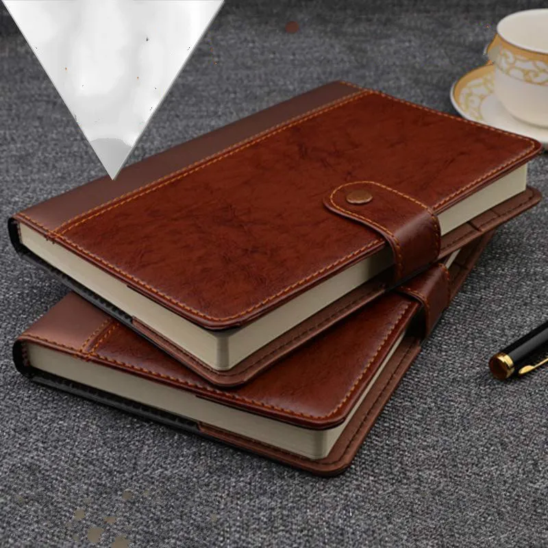 

Agenda 2021 Retro Vintage PU Leather Cover Notebook Note Book Traveler Notepad Stationery Supplies A5 A6 B5