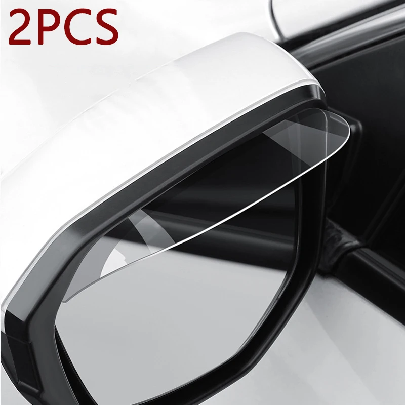 

2 шт., автомобильное зеркало заднего вида, дождевик для бровей, универсальный козырек заднего вида, снег, солнцезащитный козырек, дождевик, аксессуары для безопасного вождения