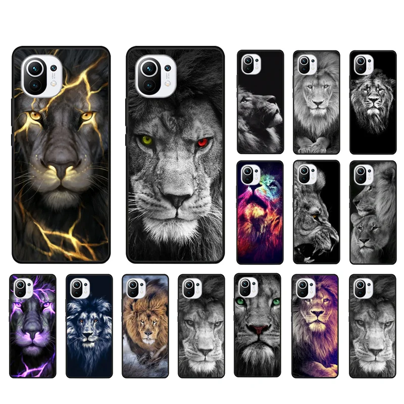 

Lion Phone Case for Xiaomi 12 Mi 10T 11T 11 Pro 10 10T 11 lite 10pro 11Ultra Poco X3 Pro Poco F3 M3