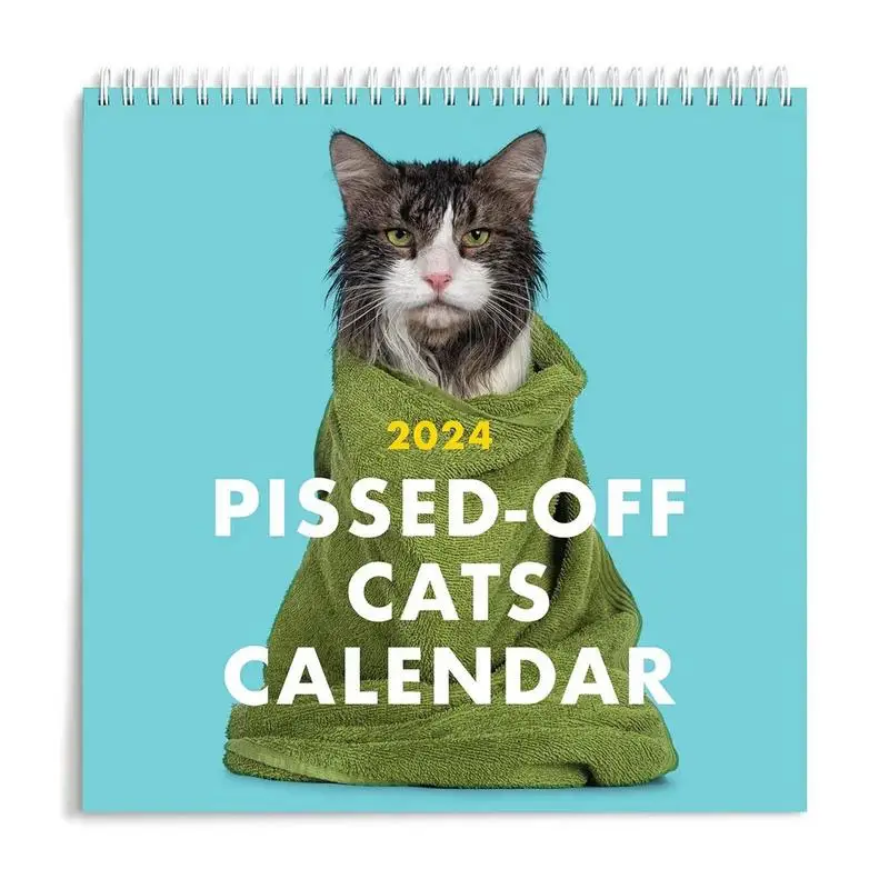 

Настенный календарь с кошками 2024, настенный календарь с кошками, календарь для офисов, отелей, квартир, школ, дома, общежитий