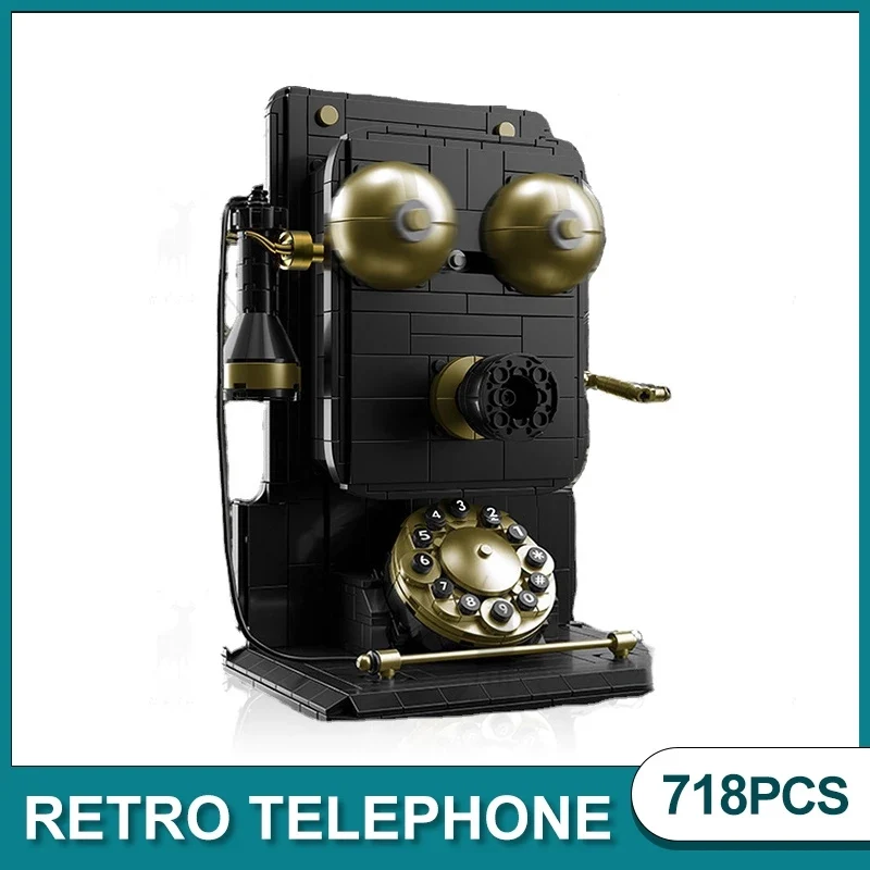 

Creative Classic Retro Telephone Model Music Box Home Office Shop Decorations Collection Crafts Gifts Free Shipping