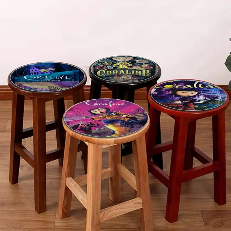 Подушка для стула из аниме-фильма C-Coraline мягкая удобная дышащая 45x45 см