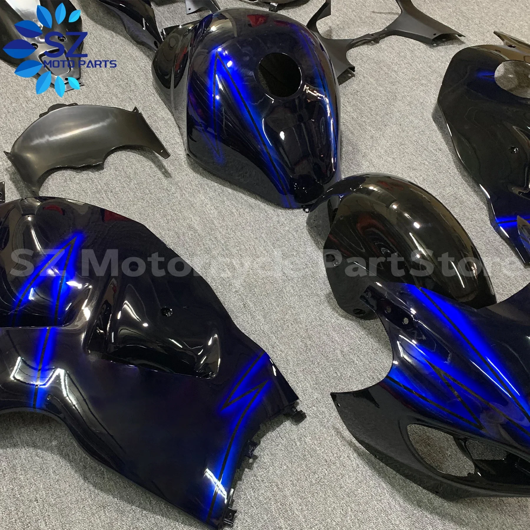 Фото Для SUZUKI Hayabusa GSXR 1300 97 98 99 00 01 02 03 04 05 06 07 Комплект обтекателя GSXR1300 1997 1998 1999 2000-2007 гг. Обтекатель мотоцикла №2
