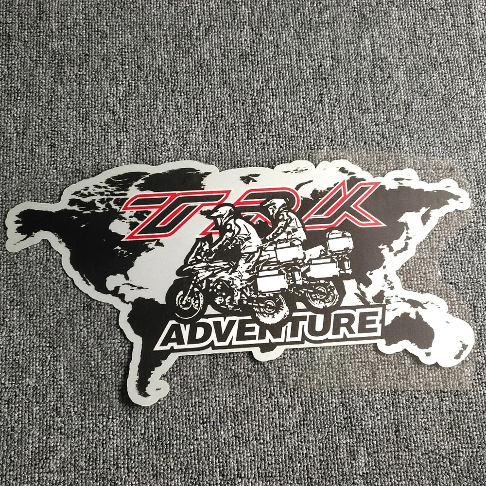 Мотоциклетный багаж алюминиевый верхний боковой ящик чехол наклейки корзины для