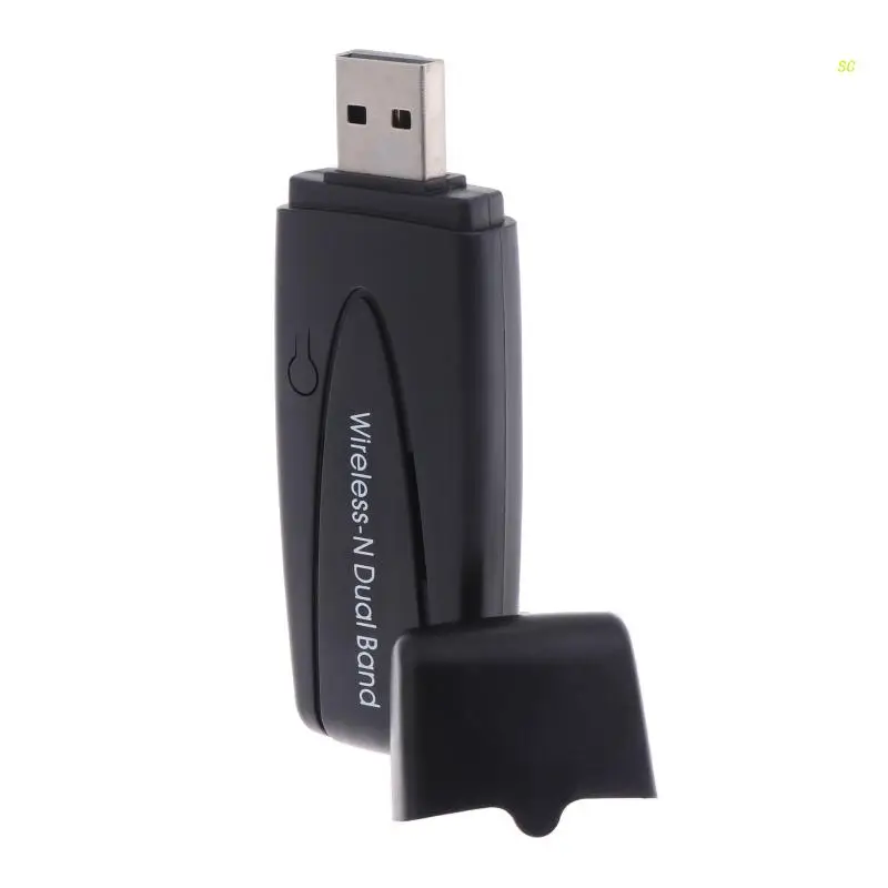 

WiFi Adapter RTL8192 Chipset 2.4G 5GHz 600Mbps USB 2.0 Wireless Card for Windows XP/Vista/WIN7/8/8.1/10 MacOS .
