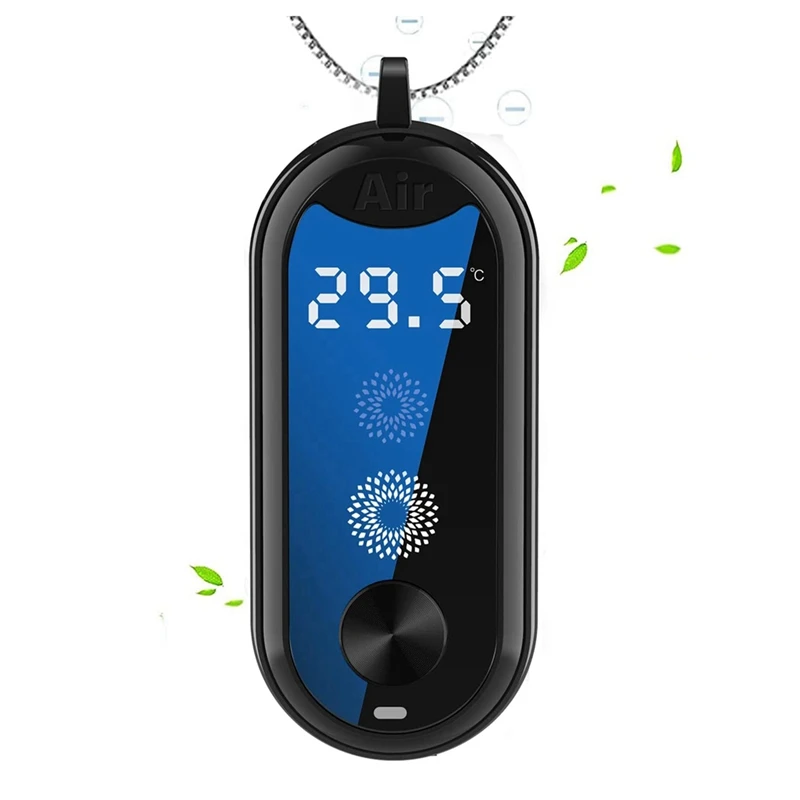 

Portable Wearable Air Purifier, Personal Small Air Purifier Necklace Air Purifier Equipped With Car Vent Holder
