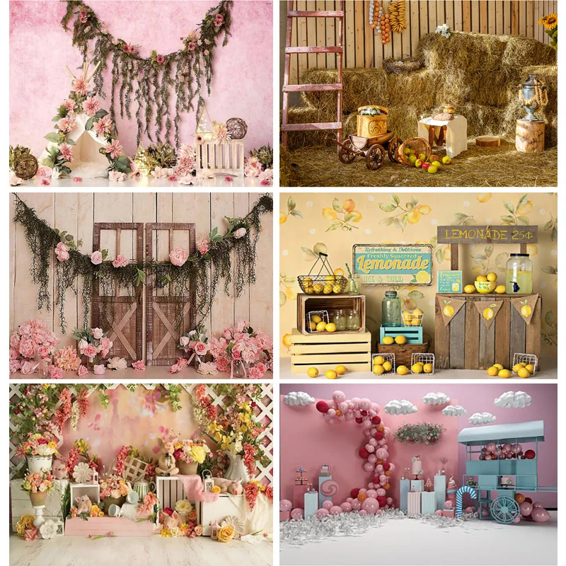 

Vinyl Happy Easter Photography Backdrops Birthday Baby Photography Background Newborn Photo Studio Props 211001 YXX-512