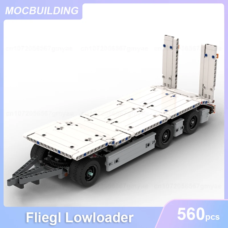 

Fliegl Lowloader Model MOC Building Blocks DIY Assemble Bricks Transportation Educational Creative Children Toys Gifts 560PCS