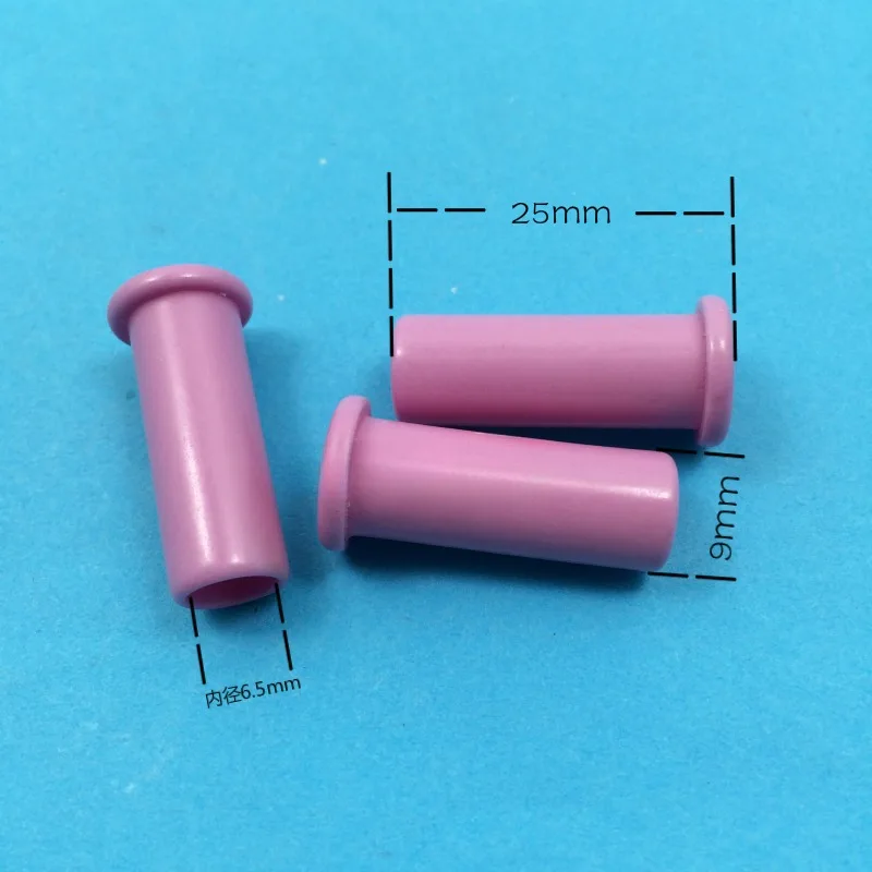 

20 шт., керамические направляющие из глинозема, люверсы, 9*25, фарфоровая трубка с резьбой, внешний диаметр 9, длина, 25 отверстий, 6,5, износостойкие