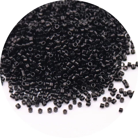 Металлические бронзовые стеклянные бусины HuuaLeoQin 1,6 мм 11/0