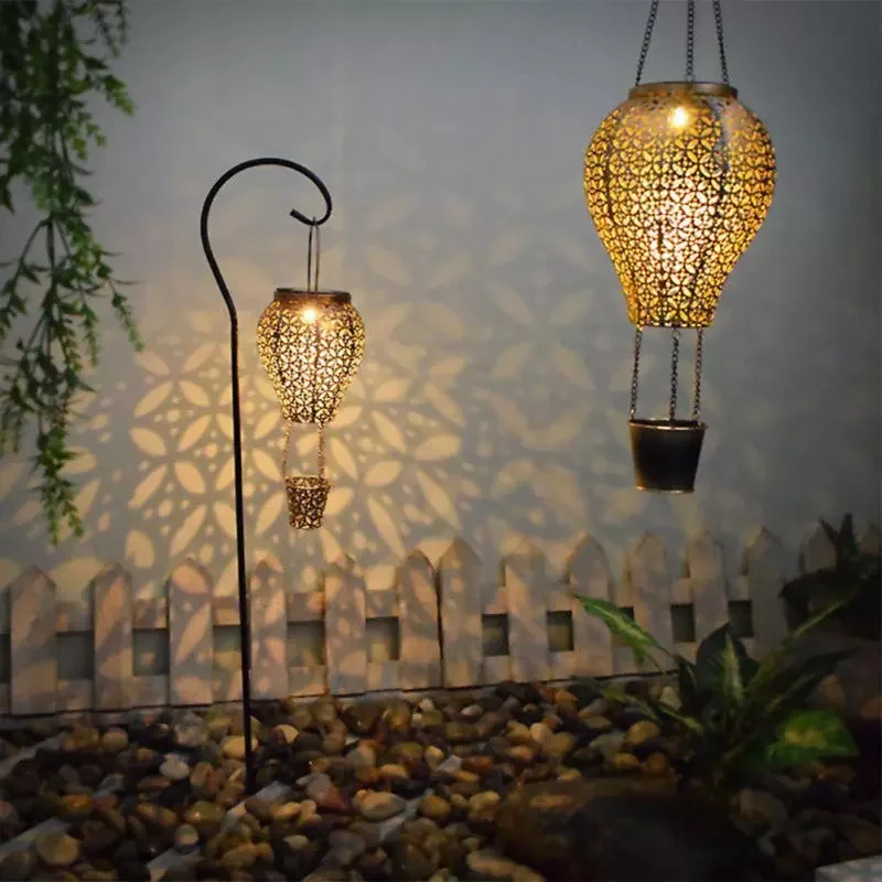 

NEW IN Garden Solar Light Fire Balloon Stake Decoration Lamp Lantern Pathway Marker For Patio Lawn Lamps Grass Yard Outdoor Acce