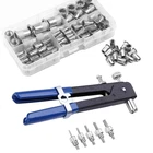 100 шт., алюминиевые вставки для заклепок