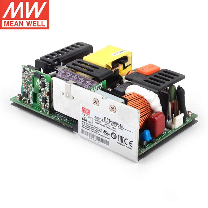 Тип печатной платы MEAN WELL Надежный зеленый медицинский источник питания RPS-500-12