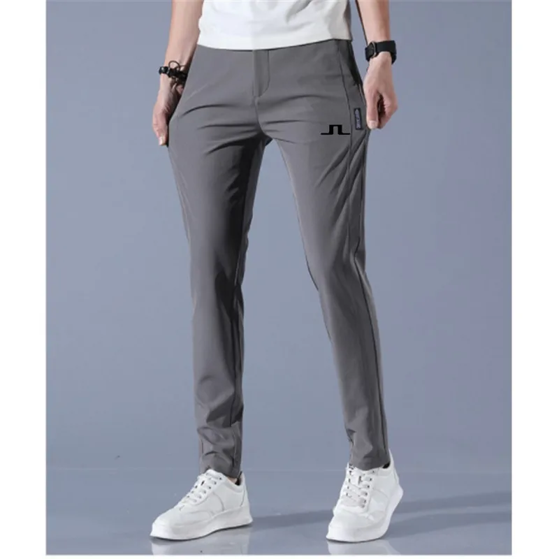 

2023 New Spring/summerMen Golf Pants High Quality Elasticity Fashion Casual Trousers Men's Breathable J Lindeberg Golf Wear