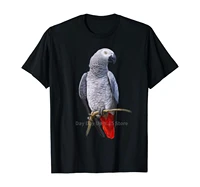 men african grey parrot bird graphic t shirt mens graphic tee shirt