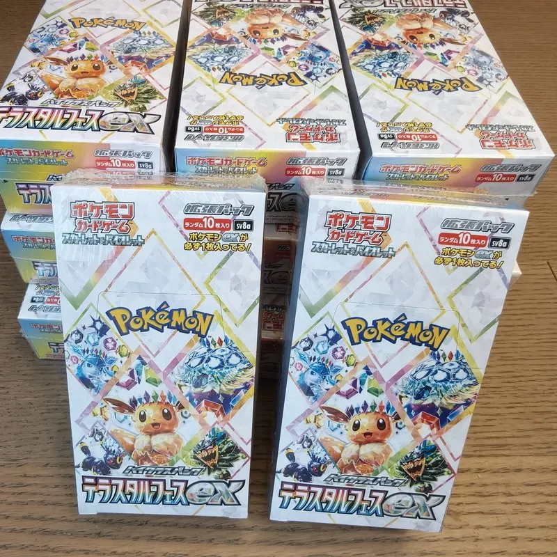 Фото Новинка 2026 года в наличии: Коллекционная карточная игра Pokémon TCG Scarlet & Violet SV8a Terastal Festival Ex High Class Booster Box (Японская версия) — Игрушки и подарки №2