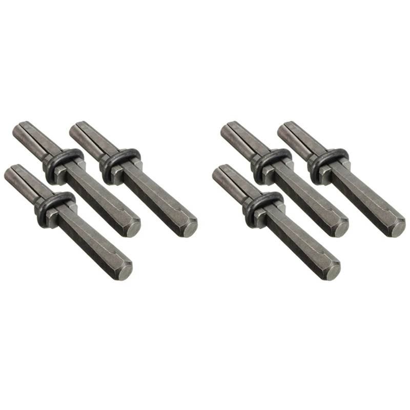 

Retail 6 Set Stone Splitter 9/16In Metal Plug Wedges And Feathers Shims Concrete Rock Splitters Hand Tool