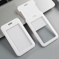 business credit card holder id card holders pouch white plastic kids bus badge card protector case cover office school