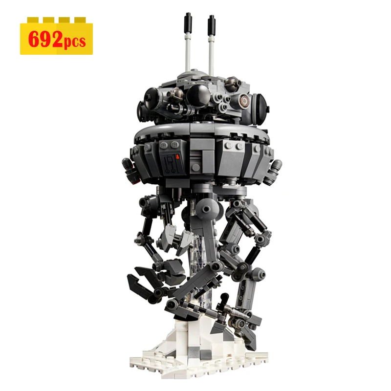 

2021 692pcs Imperial Probe Droid Building Blocks Model Assembling MOC Technical Robot Bricks Toys for Children Gift 75306