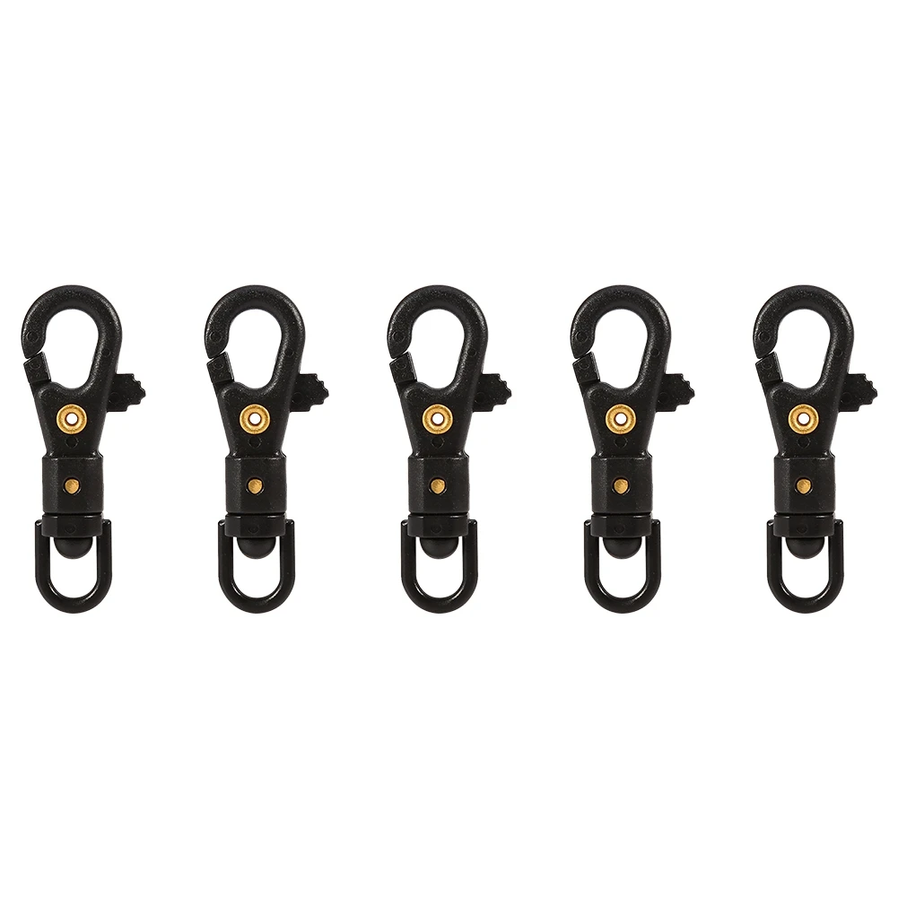 

5pcs/bag Outdoor Tactics 360 Degree Swivel Mini Keychain Carabiner Clip Hanging Buckle Hook