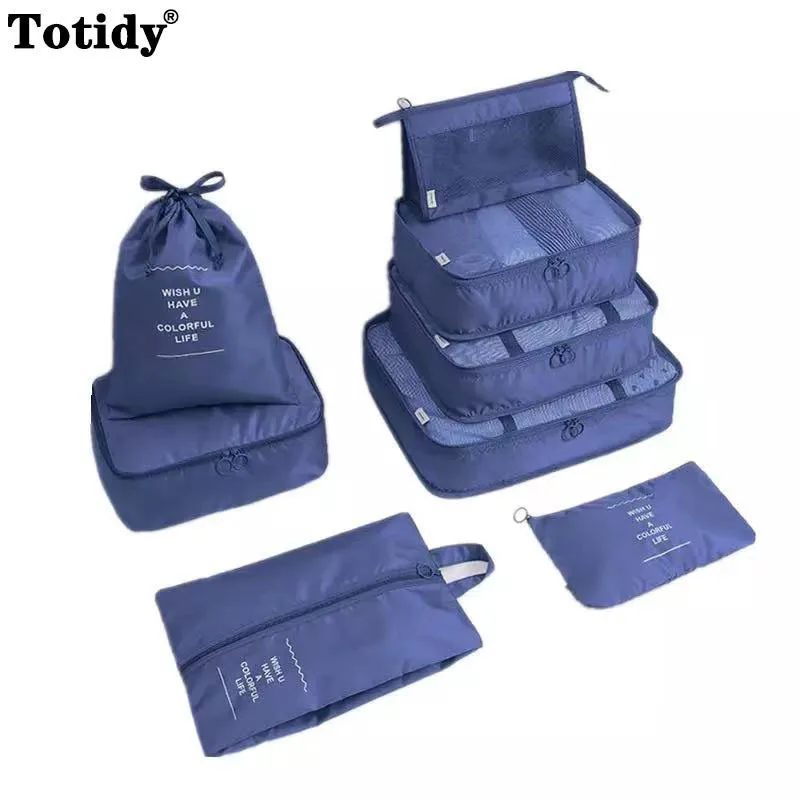 

Travel Organizer Storage Bags Shoe Bra Clothes Tidy Pouch Travel Luggage Sorting Organizer Packing Mesh Bag Travel Packing Set