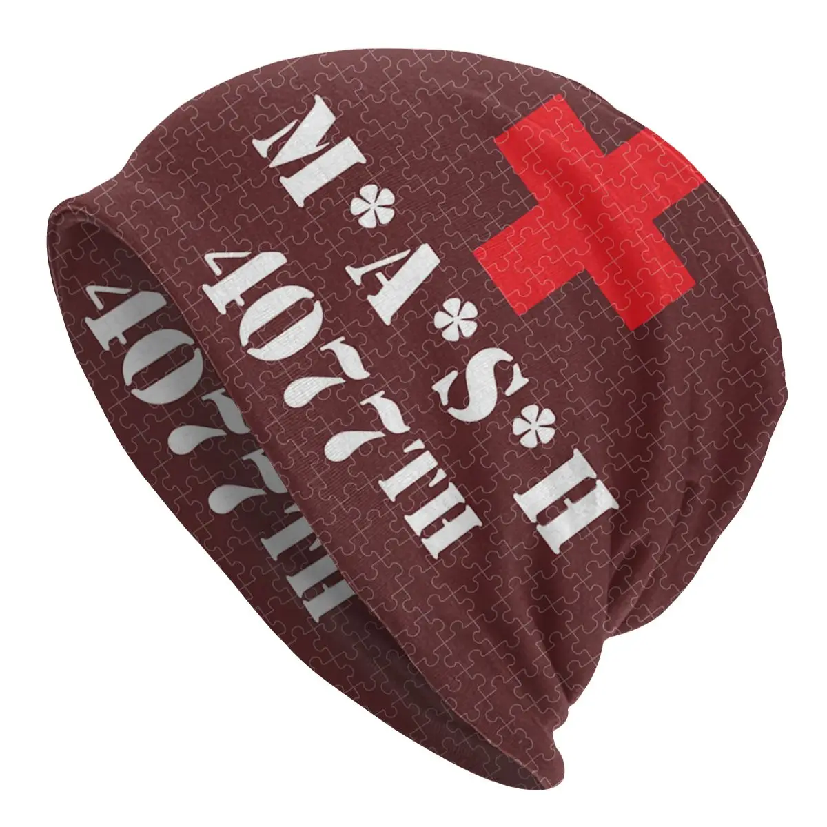 

4077th Mash US Army Medic Beanies Caps Unisex Hip Hop Winter Warm Knitted Hat Adult Hawkeye Kinger Alan Alda War Bonnet Hats