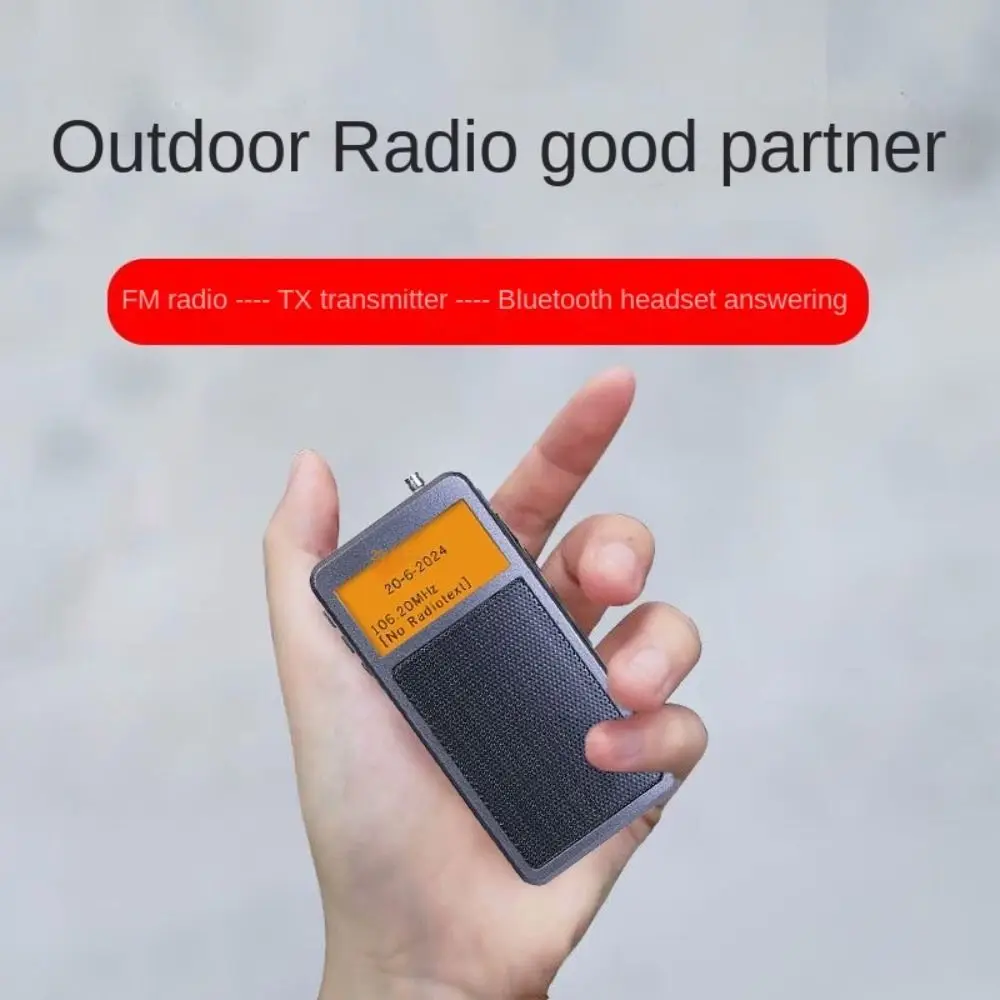 Многофункциональный мини-портативный Bluetooth-радио музыкальный плеер будильник DSP
