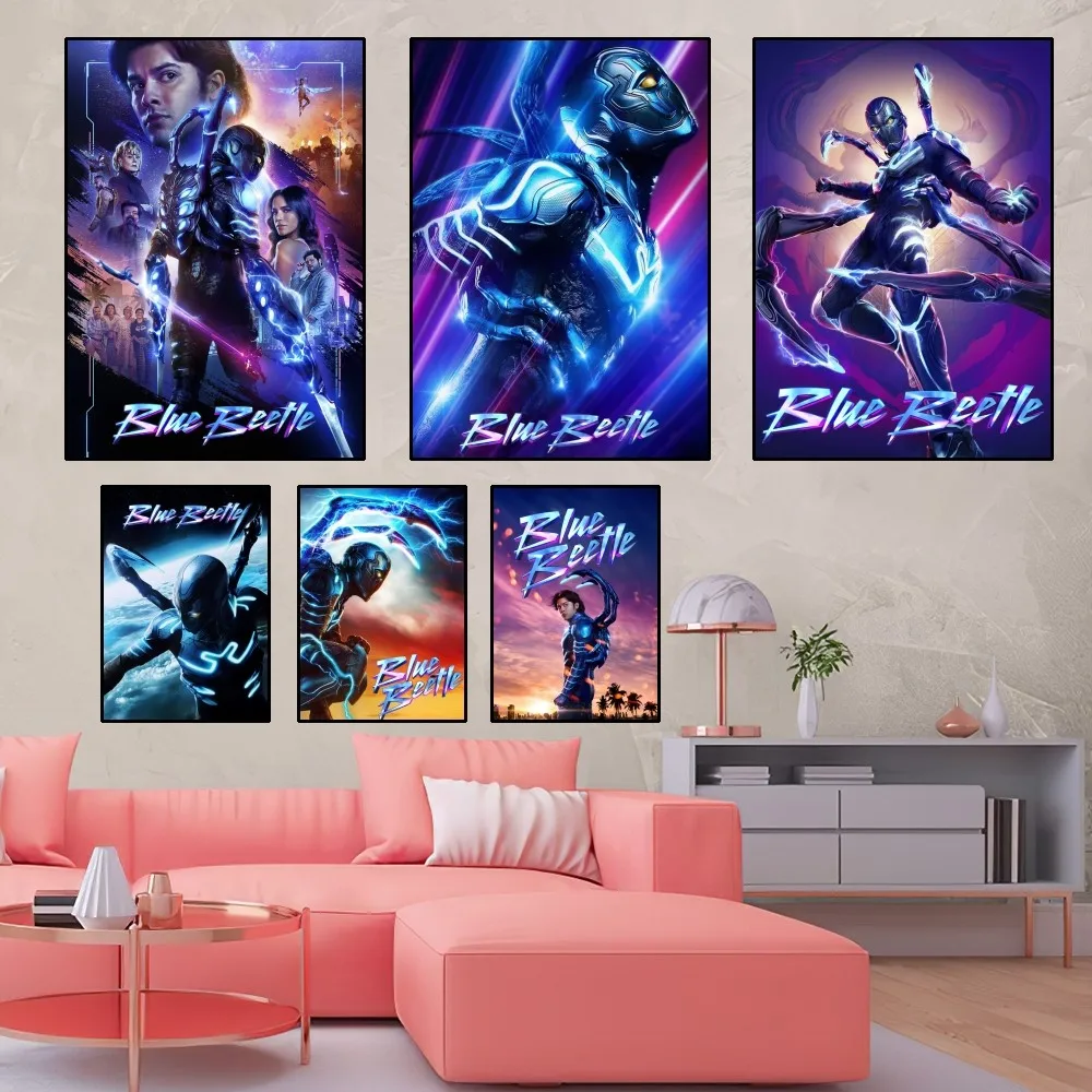 Постер BEAST KINGDOM Blue B-Beetle декор для домашней комнаты гостиная спальня эстетическое