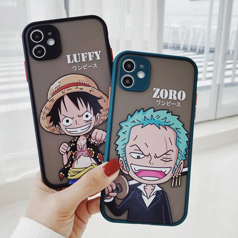 

Japan Cartoon One Piece Phone Case for IPhone 13 12 11 Pro Max Mini XR X XS MAX SE22 6 7 8 Plus Skin Monkey.D.Luffy Back Cover