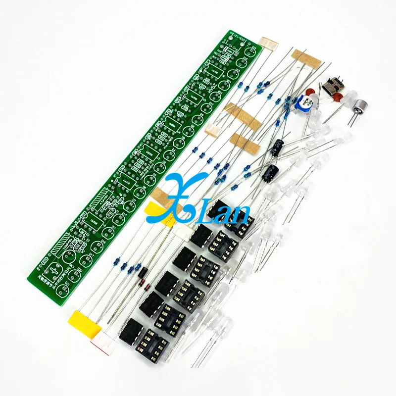 

1 шт., Автомобильный светодиодный USB-индикатор уровня громкости