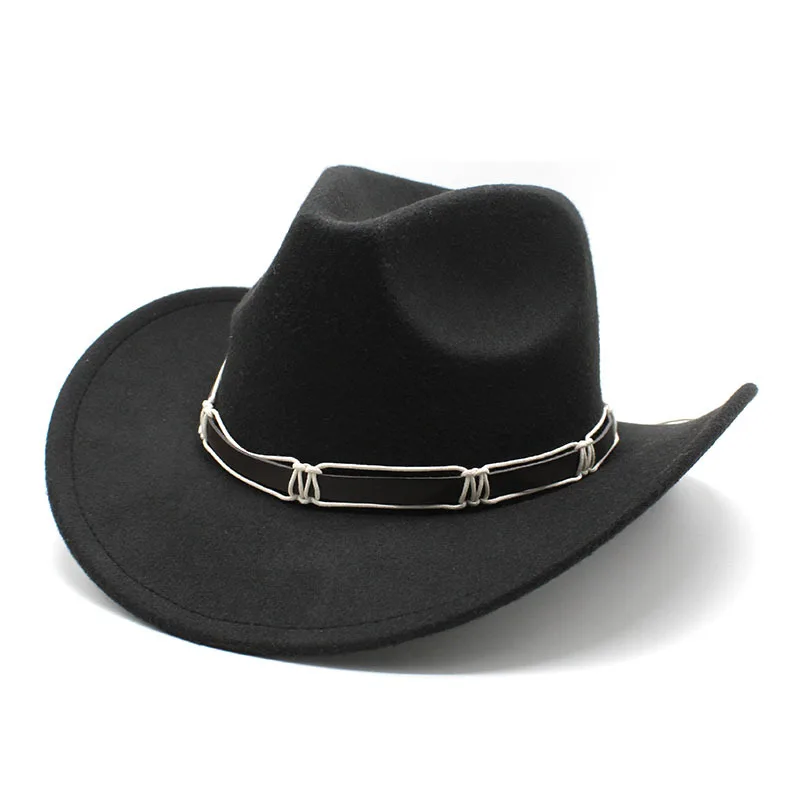 

Men's cap cowboy hat cowgirl elegant women's hats luxury gentleman jazz country hat free shipping National hood retro new 2023