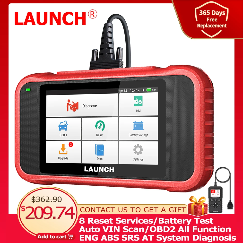 

LAUNCH X431 CRP129E OBD2 Scanner ENG ABS SRS AT Oil SAS EPB TPMS DPF Reset Lifetime Free Update Car Diagnostic Scanners Tools