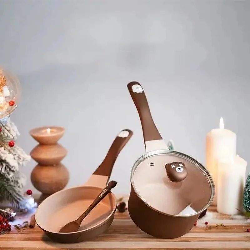 

Baby Food Supplement Pot Baby Multi-functional Cooking One Porridge Children's Maifan Stone Non-stick Small Milk Pot