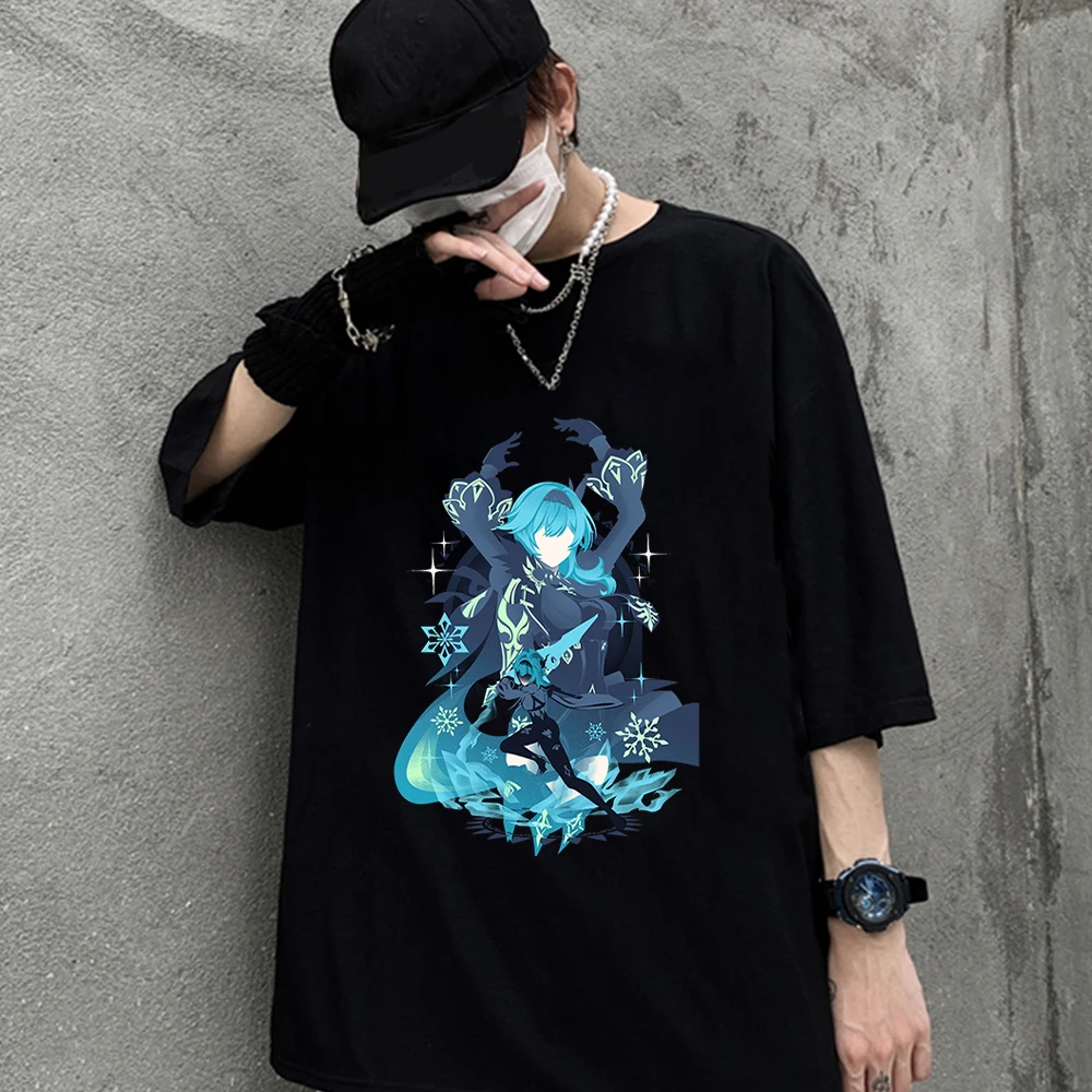 

Dance of Shimmering Wave Print T-shirtss Fashion Men Short Sleeves Cool Top Unisex Clothes Dance of Shimmering Wave Print Tops