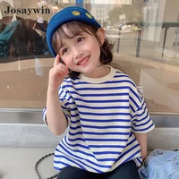 summer childrens t shirt kids boys girls baby t shirt kids t shirt short sleeve striped t shirt tee top baby teenagers clothes