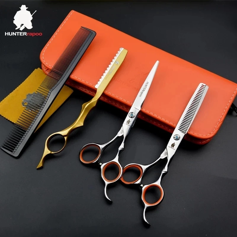 

Stainless Steel 6"Inch Professional Hairdressing Salons Scissors HT9214 Hair Cut Shears Set Barber Haircut Styling Tools Clipper