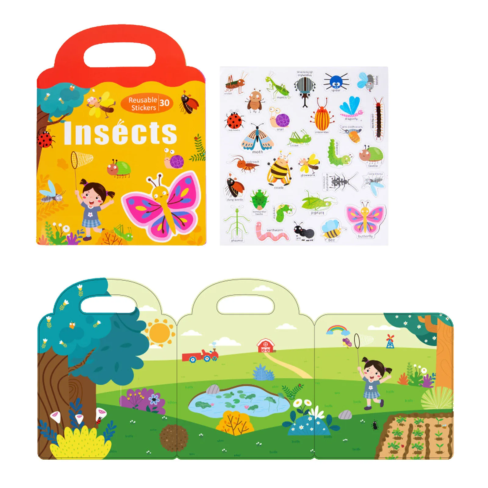 Тихая книга детская книжка-паста игрушка для путешествий Детская Интерактивная