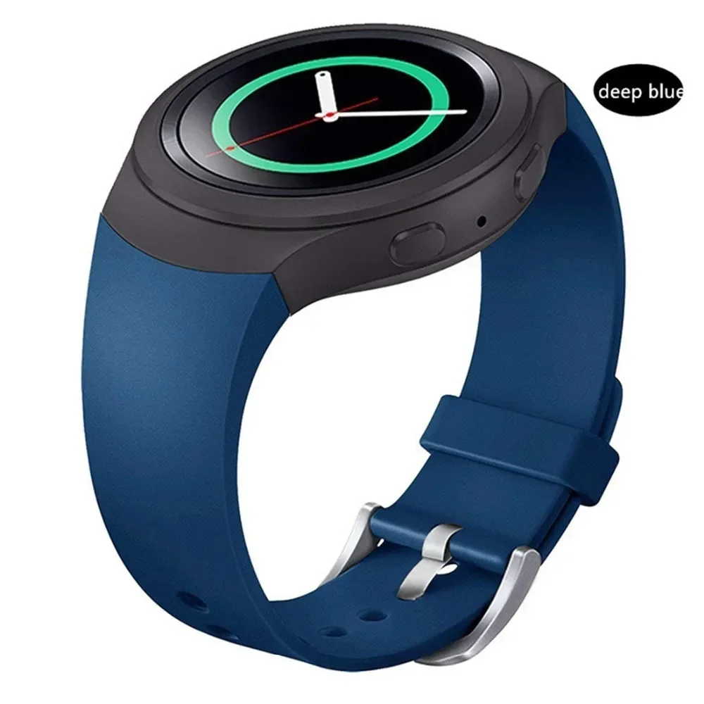 Фото Спортивный ремешок для Samsung Galaxy Gear S2 R720 R730, ремешок для умных часов, силиконовый браслет, ремешок для часов Correa S 2, аксессуары №5