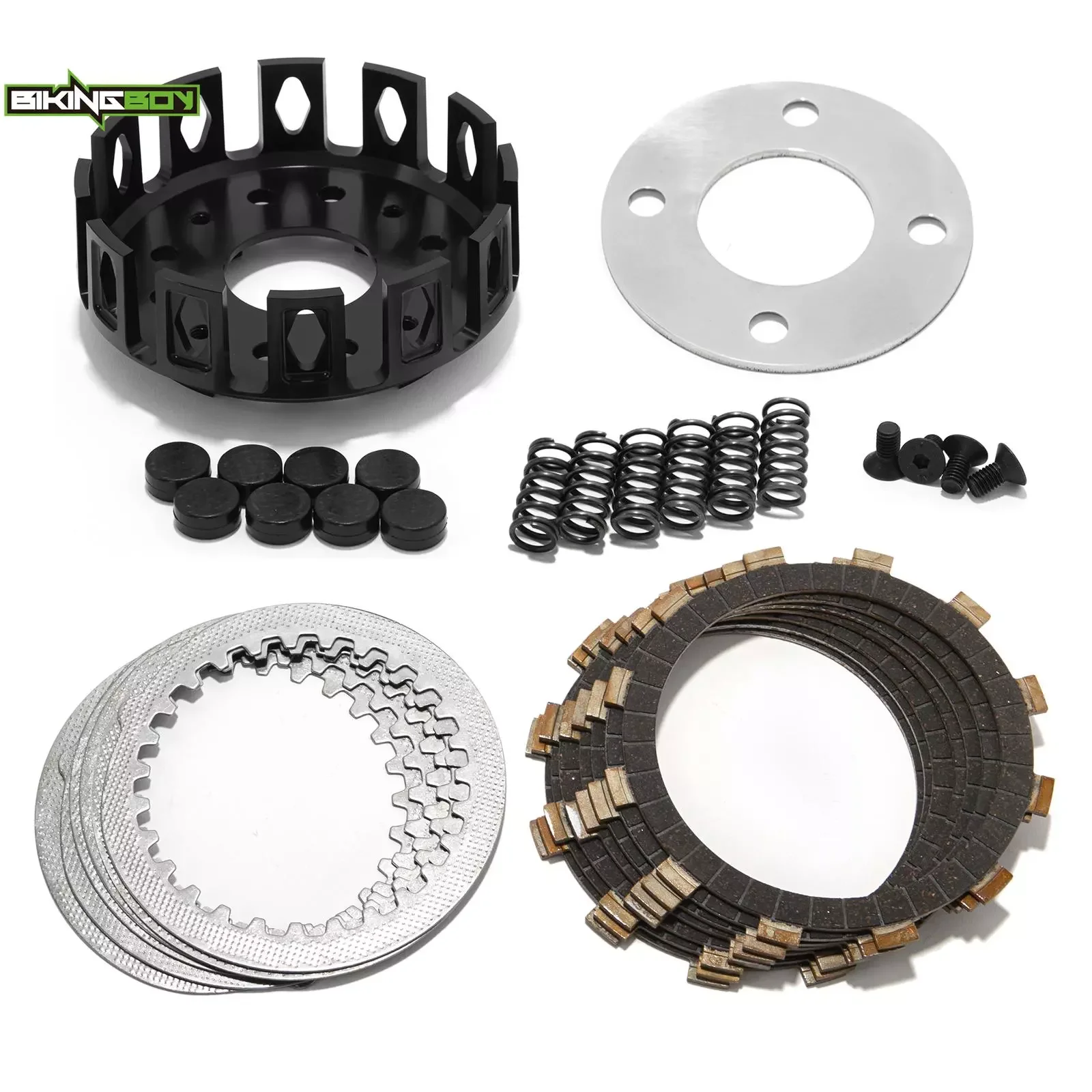 

NEW2023 BIKINGBOY Banshee YFZ 350 87-06 05 04 03 02 01 00 99 98 97 96 95 94 93 92 Clutch Basket Plates Springs Cushions Bushings
