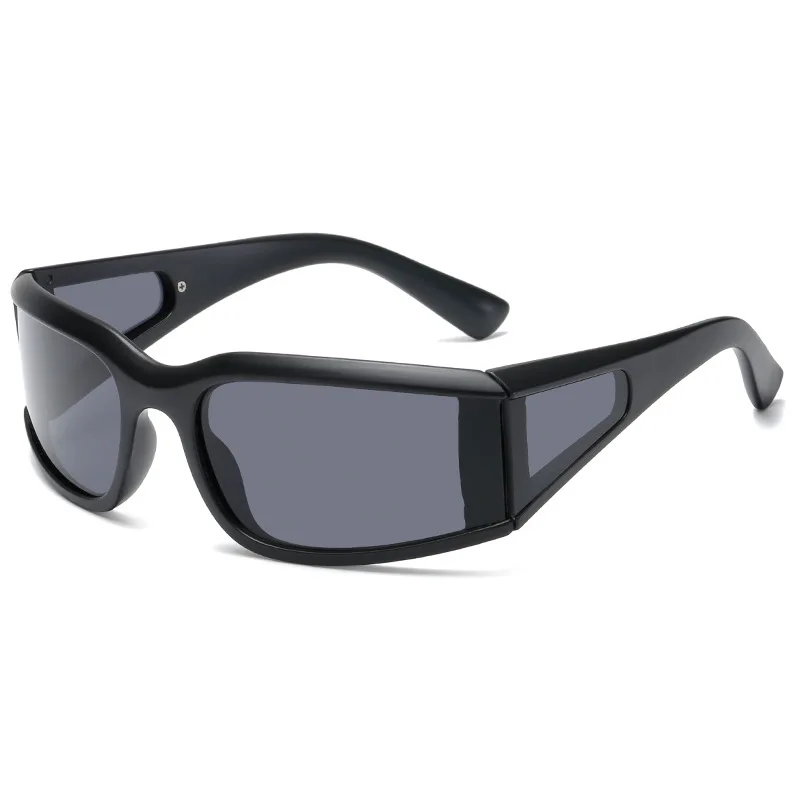 

Sunglasses UV400 White Fashion Eyewear Rectangle Punk Goggle Luxury Designer Sun Glasses For Women Unique Sports Mens Shades