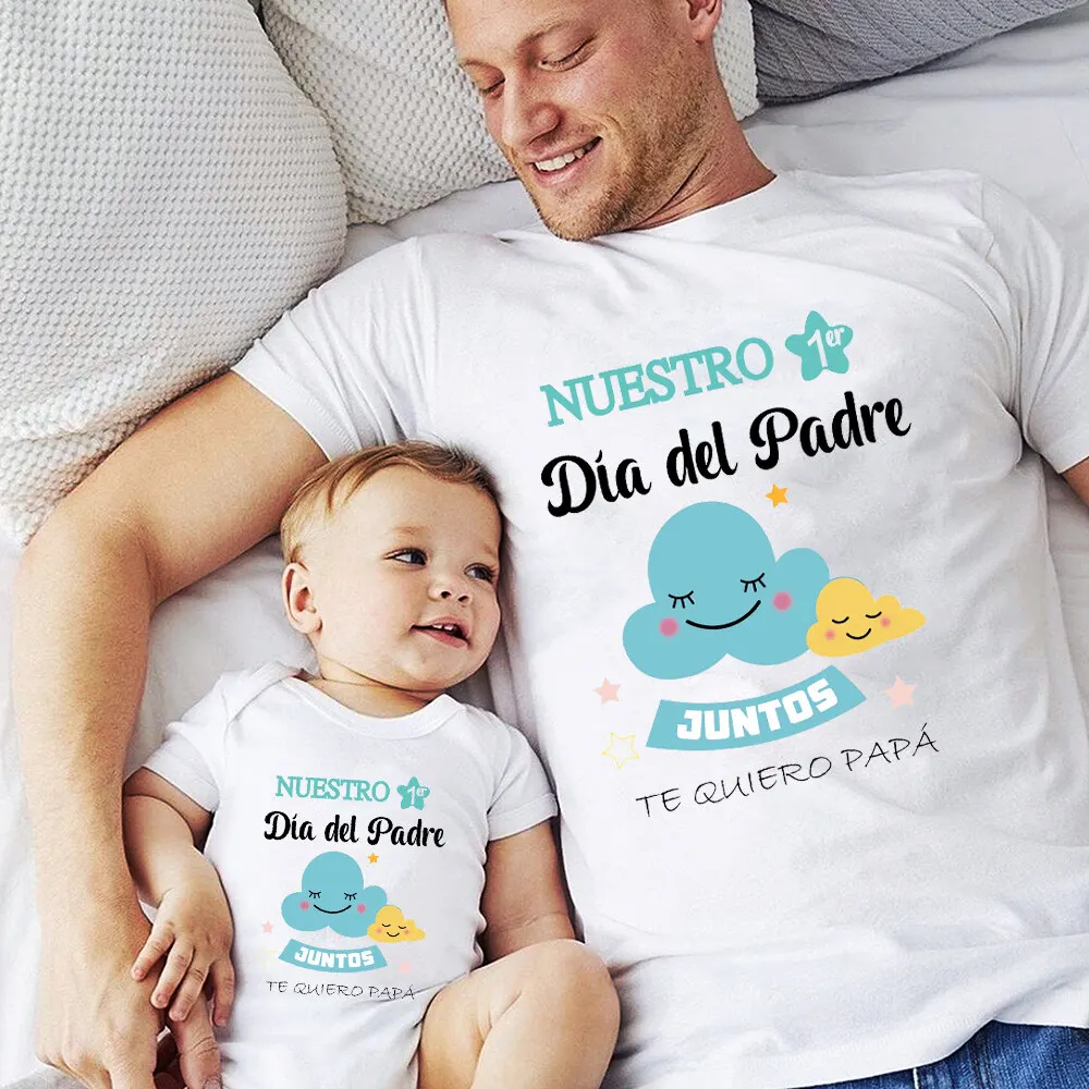 Наш первый день отца вместе с надписью I Love You Dad