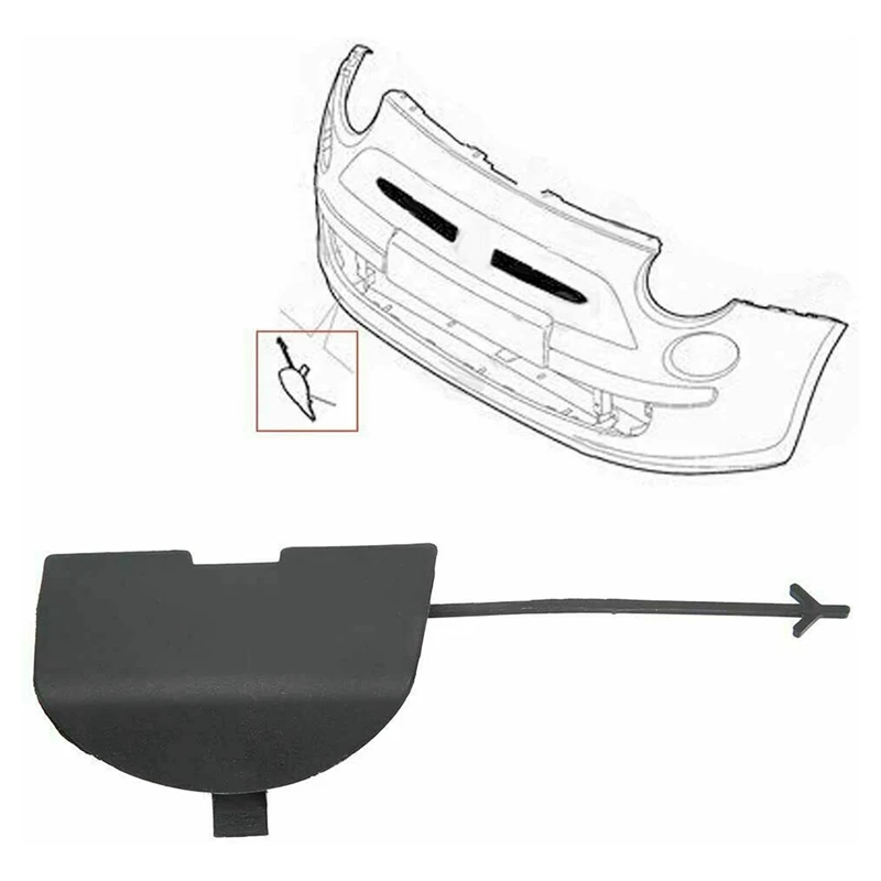 Крышка для автомобильного буксирного окуляра передний бампер крышка