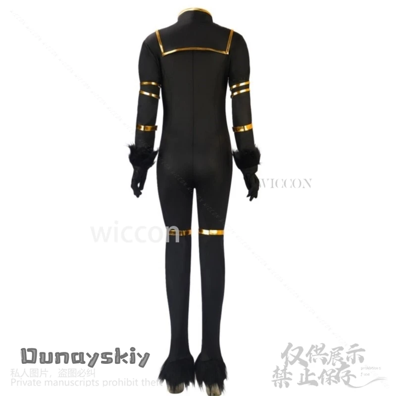 Аниме Eminence In Shadow Delta Косплей Костюм Garden Обтягивающие черные комбинезоны для