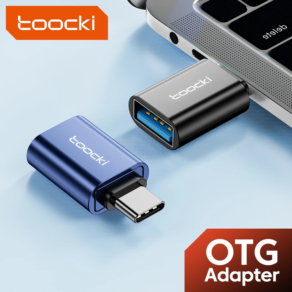  Toocki USB3.0 To Type C OTG Adapter USB2.0 Male To Type C Micro Female Converter For Macbook Xiaomi Samsung S20 USBC OTG Adapter 