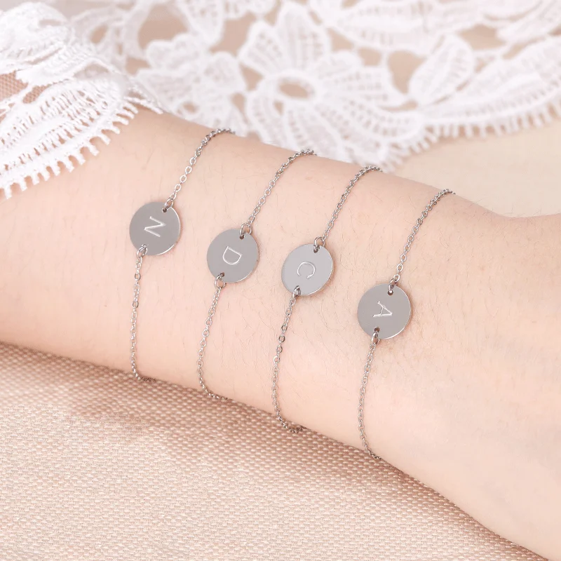 Ожерелье женское из нержавеющей стали с надписью |