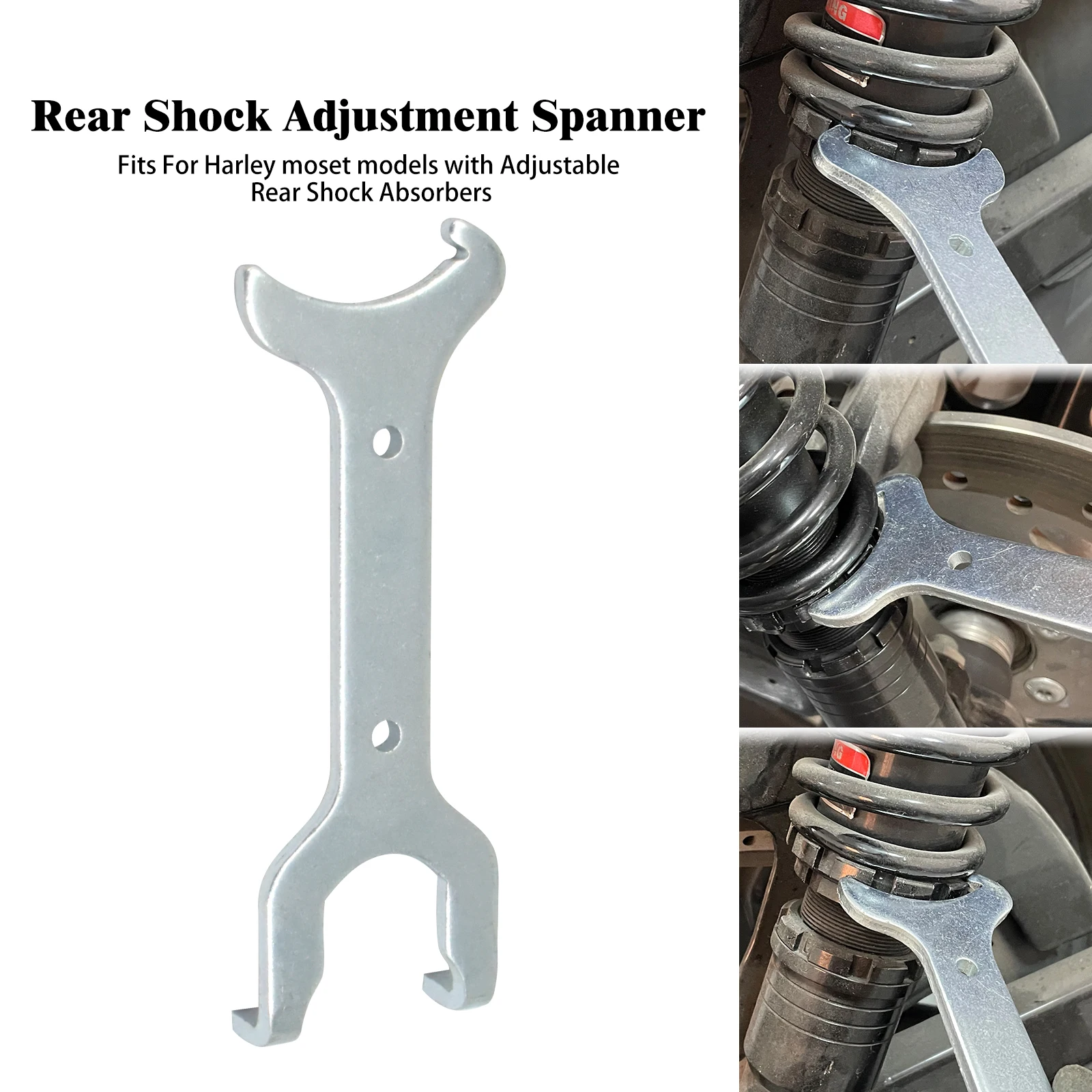 

Мотоциклетный гаечный ключ для регулировки заднего амортизатора, инструмент для Harley Sportster XL Softail Low Rider Breakout Touring Road Glide Dyna