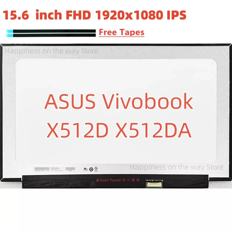

For ASUS Vivobook X512D X512DA LCD 15.6" Slim 30 Pin Screen 1920x1080 FHD
