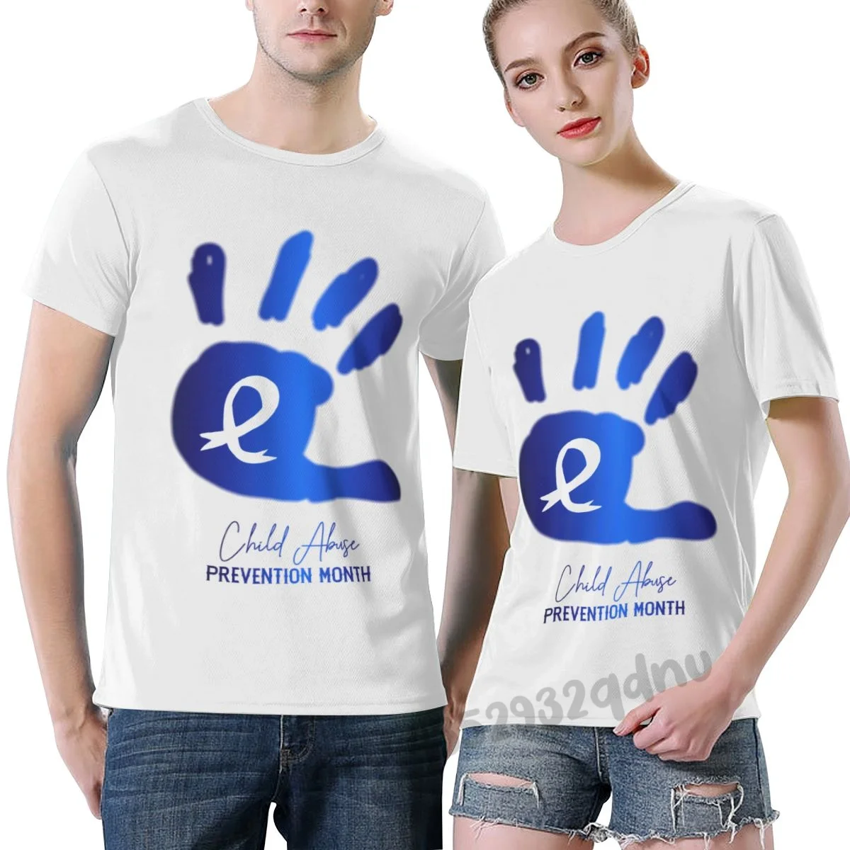 Футболка April Is National с надписью предотвратить несовершенство ребенка мужская и